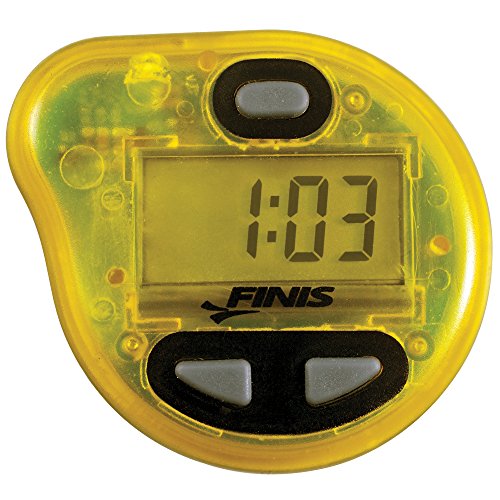 Finis Erweiterte Akustische Metronom Zum Schwimmen Tempo Trainer Pro Cronómetro de natación, Unisex, Amarillo, Small