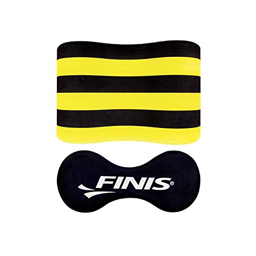 Finis Foam Pull Buoy Adult Flotador de Espuma para natación, Unisex, Amarillo, Talla única