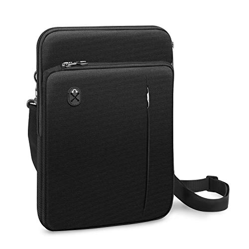 FINPAC Funda para Portátiles, Bolsa de Hombro Maletín Repelente al Agua para Macbook Pro 14 2021, MacBook Air 13 2018-2020, MacBook Pro 13 2016-2020, iPad Pro 12.9 2018-2021, Surface Pro X/8/7/6/5/4/3