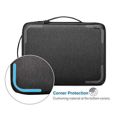 FINPAC Funda para Portátiles, Bolsa de Transporte Hombro Maletín Repelente al Agua para Macbook Pro 14 2021, 13.3" MacBook Air M1 A2179 A1932, MacBook Pro 13 A2251 A2289 A2159, Surface Pro X/7/6/5/4/3