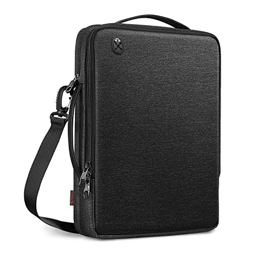 FINPAC Funda para Portátiles, Bolsa de Transporte Hombro Maletín Repelente al Agua para Macbook Pro 14 2021, 13.3" MacBook Air M1 A2179 A1932, MacBook Pro 13 A2251 A2289 A2159, Surface Pro X/7/6/5/4/3