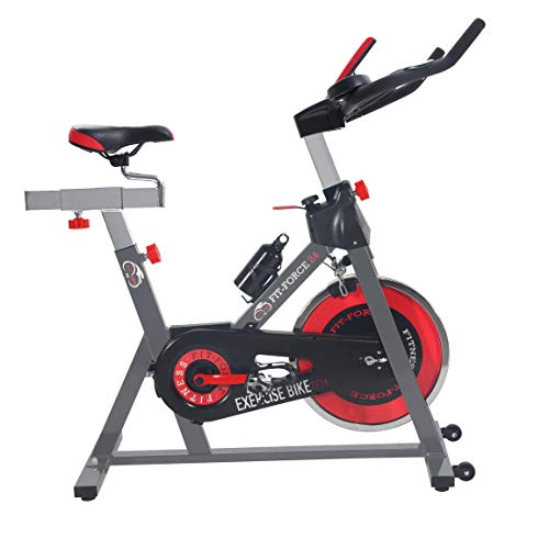 FIT-FORCE Bici estática Volante de inercia de 24kg Gris