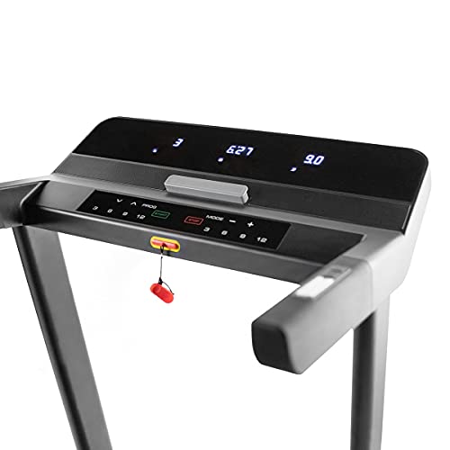 FITFIU Fitness MC-560 - Cinta de correr ultra plegable, velocidad máxima 18 km / h, 15 niveles inclinación automática, Máquina de corrrer con superficie carrera 46 x 130 cm, USB, potencia 2200 W