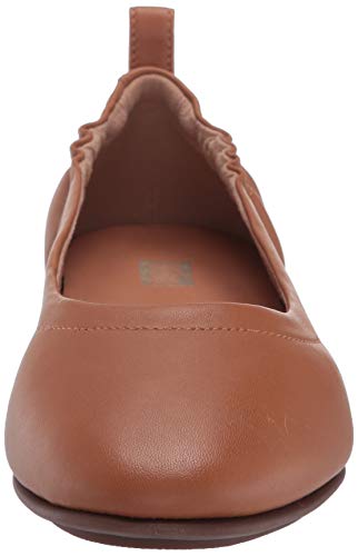 FitFlop Allegro Ballerina-Leather, Bailarinas con Punta Cerrada Mujer, BRAN, 39 EU