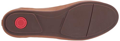 FitFlop Allegro Ballerina-Leather, Bailarinas con Punta Cerrada Mujer, BRAN, 39 EU