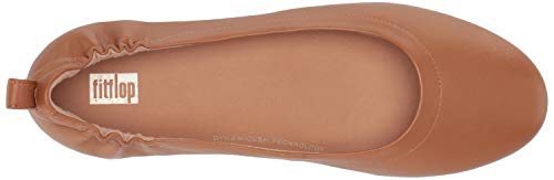 FitFlop Allegro Ballerina-Leather, Bailarinas con Punta Cerrada Mujer, BRAN, 39 EU