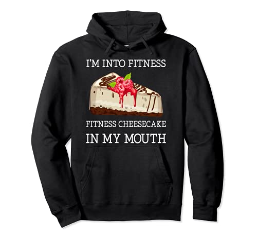 Fitness Cheesecake - Funny Cheesecake Pun Jokes Sudadera con Capucha