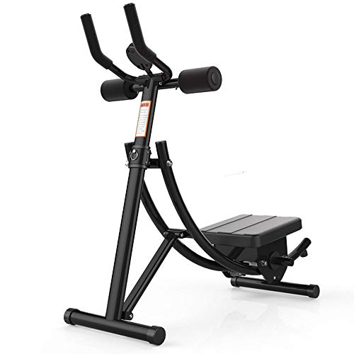 Fitness Equipment Equipo de Ejercicios para el Hogar, MontañA Rusa, MáQuina Abdominal, Equipo de Entrenamiento MultifuncióN con Temporizador LED (Plegable)