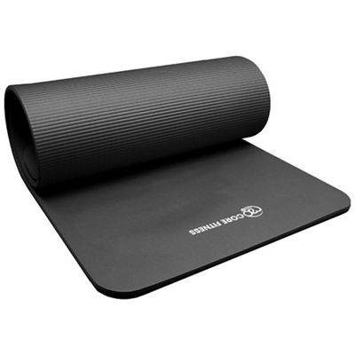 Fitness-Mad Core Fitness Mat Black (10mm) - Negro, Negro