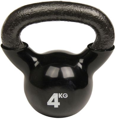 Fitness-Mad Kettlebell (4kg) - Negro, Negro