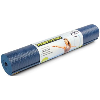 Fitness-Mad Warrior Yoga Mat (4mm) - Azul oscuro, Azul oscuro