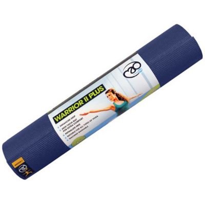 Fitness-Mad Warrior Yoga Mat (6mm) - Azul oscuro, Azul oscuro