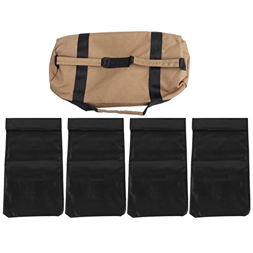 Fitness Weights Sacos de Arena Bolsa de Levantamiento de Pesas con Pesas Ajustables para Entrenamiento de Fuerza Funcional, Ejercicios de Carga dinámica (18.9x7.9in)