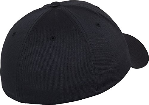 Flexfit Wooly Combed Gorra de béisbol para Unisex adulto, Azul (dark navy), L/XL