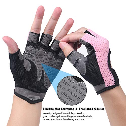 flintronic Guantes de Fitness, 1 Par Guantes Gimnasio, para Entrenamiento Cruzado, Levantamiento de Pesas, Fitness, Kettlebells, Guantes de Entrenamiento Hombres Mujeres