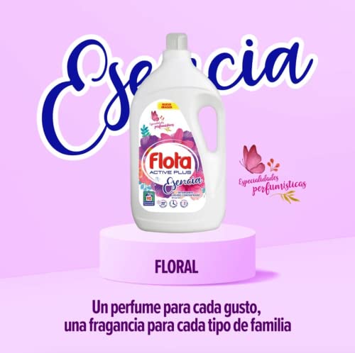 Flota Detergente Líquido Esencia, Lavados, Morado, 90 lavados