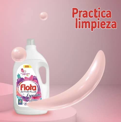 Flota Detergente Líquido Esencia, Lavados, Morado, 90 lavados