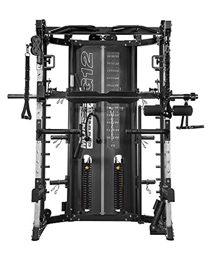 Force USA G12 Monster Commercial Smith máquina + Estante de Potencia + Entrenador Funcional