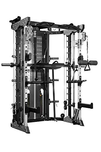 Force USA G12 Monster Commercial Smith máquina + Estante de Potencia + Entrenador Funcional