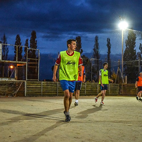 FORZA Petos de Entrenamiento | Paquete de 15 | Baberos de Fútbol | Malla Ligera | Multicolores y Tamaños | Ñinos y Adultos (Amarillo, Niño)