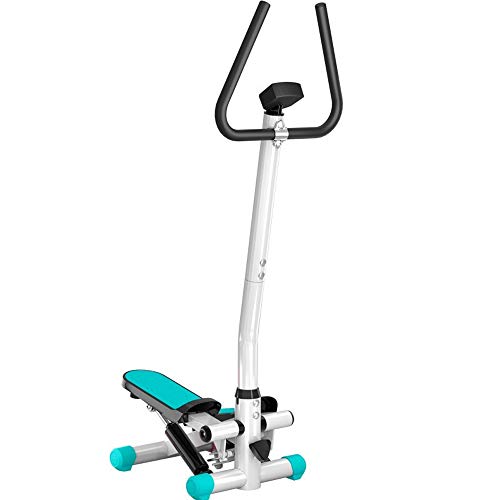 FREETT Mini Fitness Stepper Hogar Equipo de Entrenamiento Cardio para Adelgazar, Hidráulico Paso a Paso Principiantes con LCD Pantalla y Manillar, Silencioso, Cargar Los Portes 120 kg