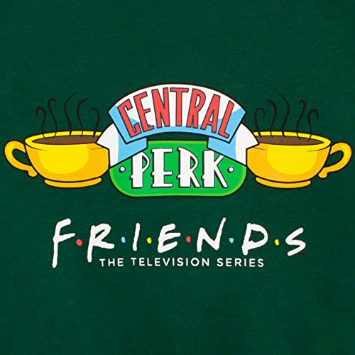 Friends Sudadera para Niñas Central Perk Verde 13-14 Años