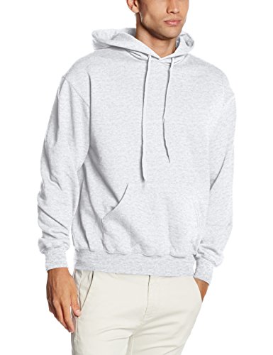 Fruit of the Loom 6P-SWVM-JFMK Sudadera, Gris-Gris Moteado, Large para Hombre