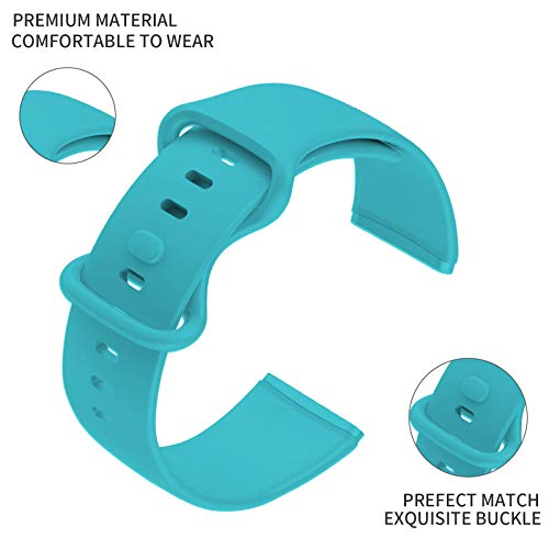 FunBand Correa Compatible con Fitbit Versa 3 / Fitbit Sense, Silicone Sport Classic Correas Blandas de Recambio Compatibles con Fitbit Versa 3 / Fitbit Sense