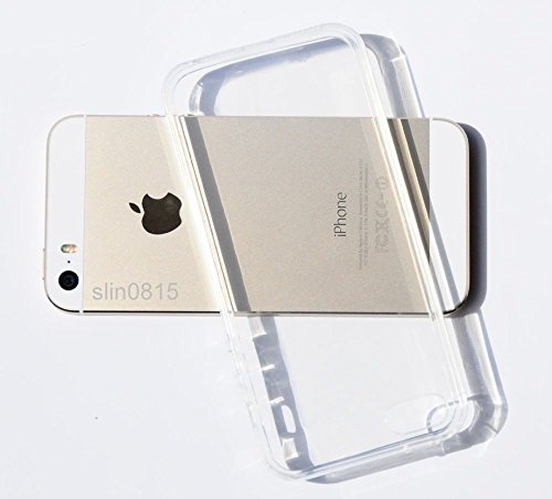 Funda gel Iphone 5 Transparente + 1protector de pantalla