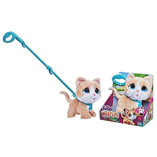 FurReal friends Juguete de gatita interactiva FRR Walkalots Maxi Paseos, Edad: a Partir de 4 años