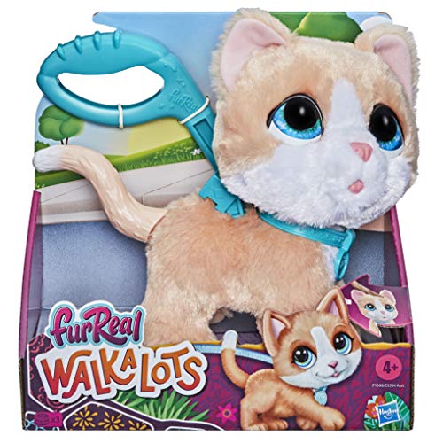 FurReal friends Juguete de gatita interactiva FRR Walkalots Maxi Paseos, Edad: a Partir de 4 años