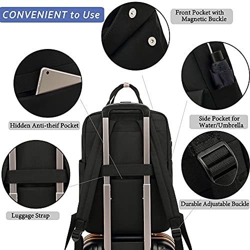 FUXINGYAO Mochila Unisex para Ordenador Portátil de hasta 15.6 PulgadasMochila Portatil Mochila Hombre Mochila del Negocio Trabajo Diario Viaje Escolares,Para los estudios, viajes o trabajo