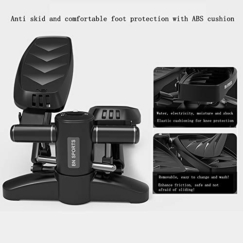 FWL Steppers, Incluyendo el hogar Steppers con Resistencia a la Banda LCD de Formación Informática, pequeños y Equipo Compacto Home Fitness Adecuado para Todo Tipo de Personas Arriba y Abajo Steppers