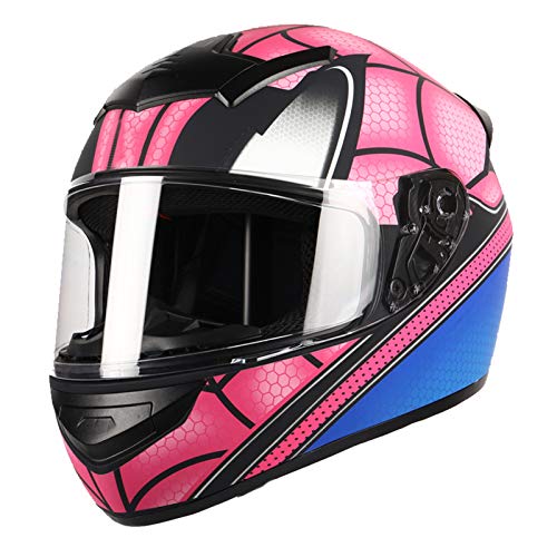 GAOZHE Casco Moto HomologadoCasco Moto Abierto Custom Scooter para Mujer Hombre Adultos Visera Casco Moto Integral ECE Homologado Casco Moto Integral ECE Homologado