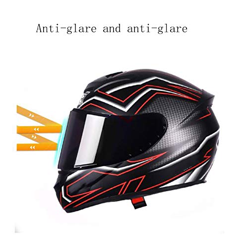 GAOZHE Casco Moto HomologadoCasco Moto Abierto Custom Scooter para Mujer Hombre Adultos Visera Casco Moto Integral ECE Homologado Casco Moto Integral ECE Homologado