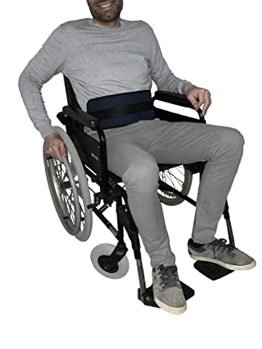 Gar Medical Cinturón Abdominal de seguridad para silla de ruedas o Silla Geriátrica - Alta Protección Anti-Caídas Talla Ajustable 200Cm