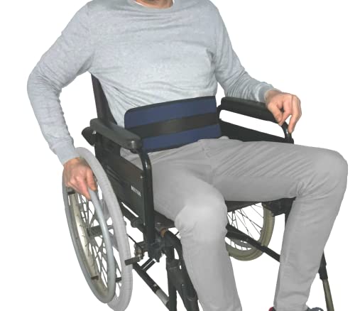 Gar Medical Cinturón Abdominal de seguridad para silla de ruedas o Silla Geriátrica - Alta Protección Anti-Caídas Talla Ajustable 200Cm