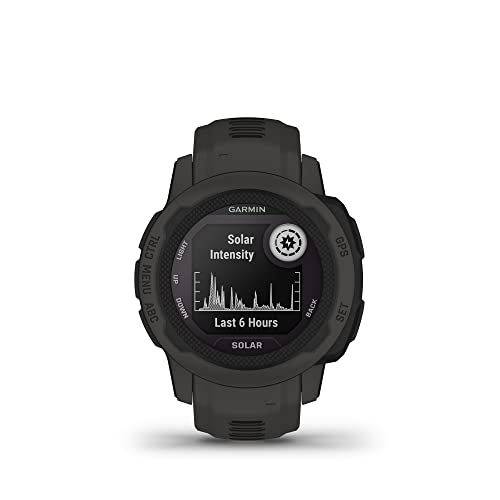 Garmin Instinct 2S Solar - Resistente reloj inteligente con GPS, Negro