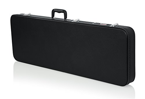 GATOR GWE-ELEC - Estuche para guitarra eléctrica de madera, color negro