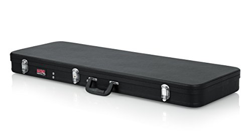 GATOR GWE-ELEC - Estuche para guitarra eléctrica de madera, color negro