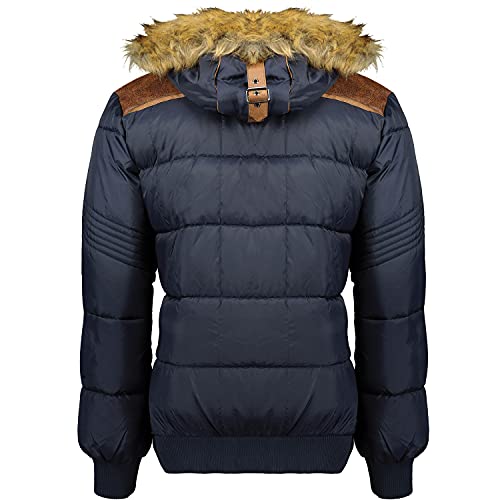 Geographical Norway Chaqueta de invierno para hombre, acolchada (Marino, L)