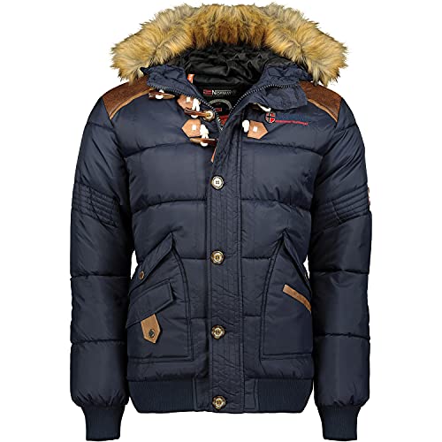 Geographical Norway Chaqueta de invierno para hombre, acolchada (Marino, L)