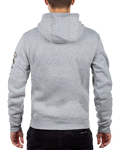 Geographical Norway Sudadera con capucha para hombre Color gris. L