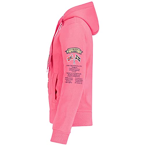 Geographical Norway - Sudadera DE Mujer GYMCLASS Rosa Llamativo L