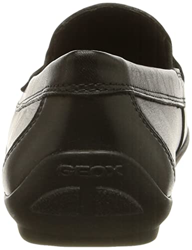 Geox J NEW FAST BOY A Mocasines Niños, Negro (Black), 35 EU