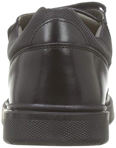 Geox J RIDDOCK BOY F Zapatos De Uniforme Escolar Niños, Negro (Black), 28 EU