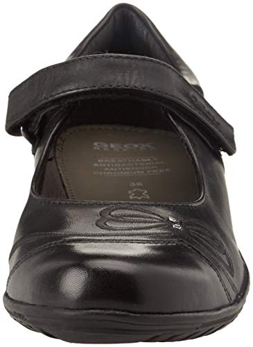 Geox JR Shadow C, Zapatos de Uniforme Escolar, Black C9999, 40 EU