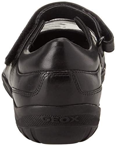 Geox JR Shadow C, Zapatos de Uniforme Escolar, Black C9999, 40 EU