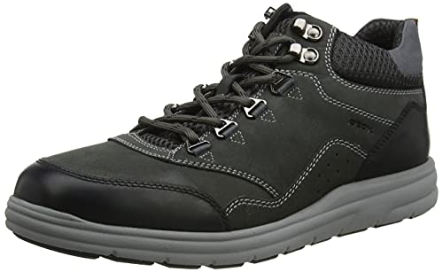 Geox Man U HALLSON C ANKLE BOOTS ANTHRACITE_42 EU