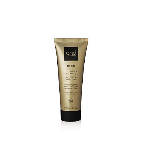 ghd rehab - tratamiento avanzado para nutrir y fortalecer puntas abiertas, dejando un cabello liso, suave y brillante, 100ml